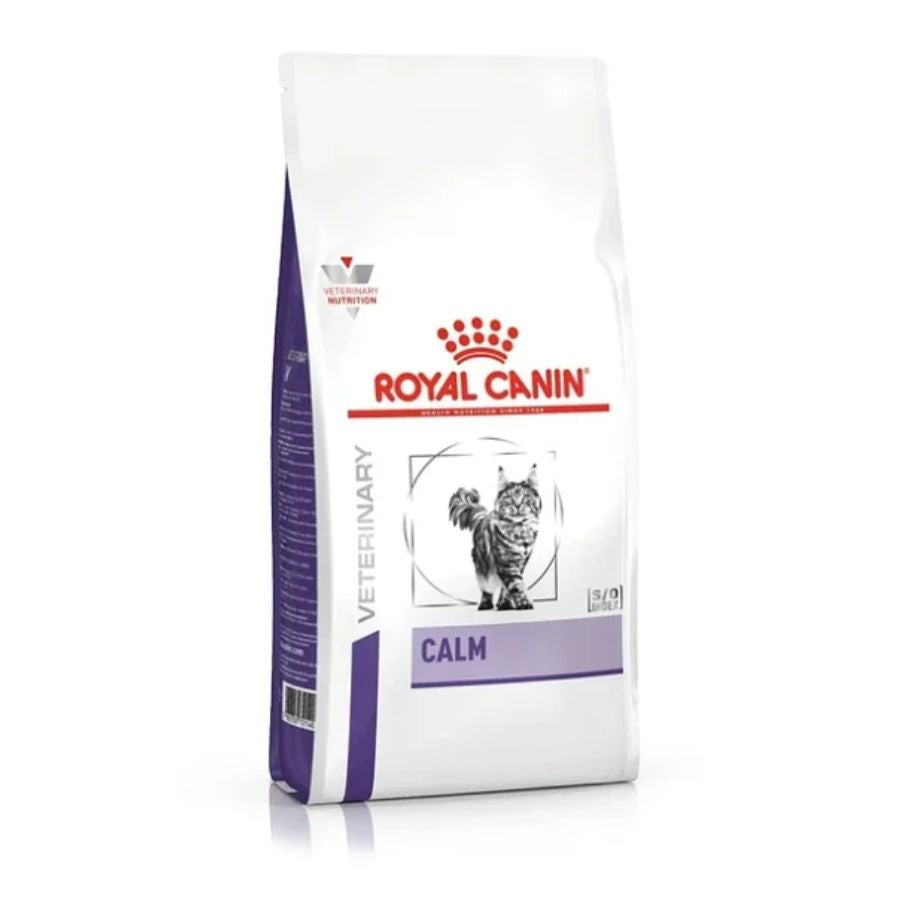 Royal Canin Calm Feline 2 KG ayuda a reducir el estrés en gatos, con triptófano y casozepina. Favorece la piel, digestión y equilibrio emocional.