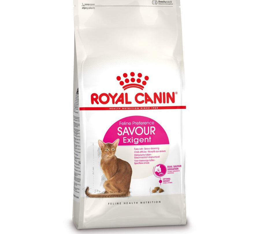 Alimento seco para gatos exigentes con doble sensación de sabor - Royal Canin Exigent 1.5 KG bpets.cl