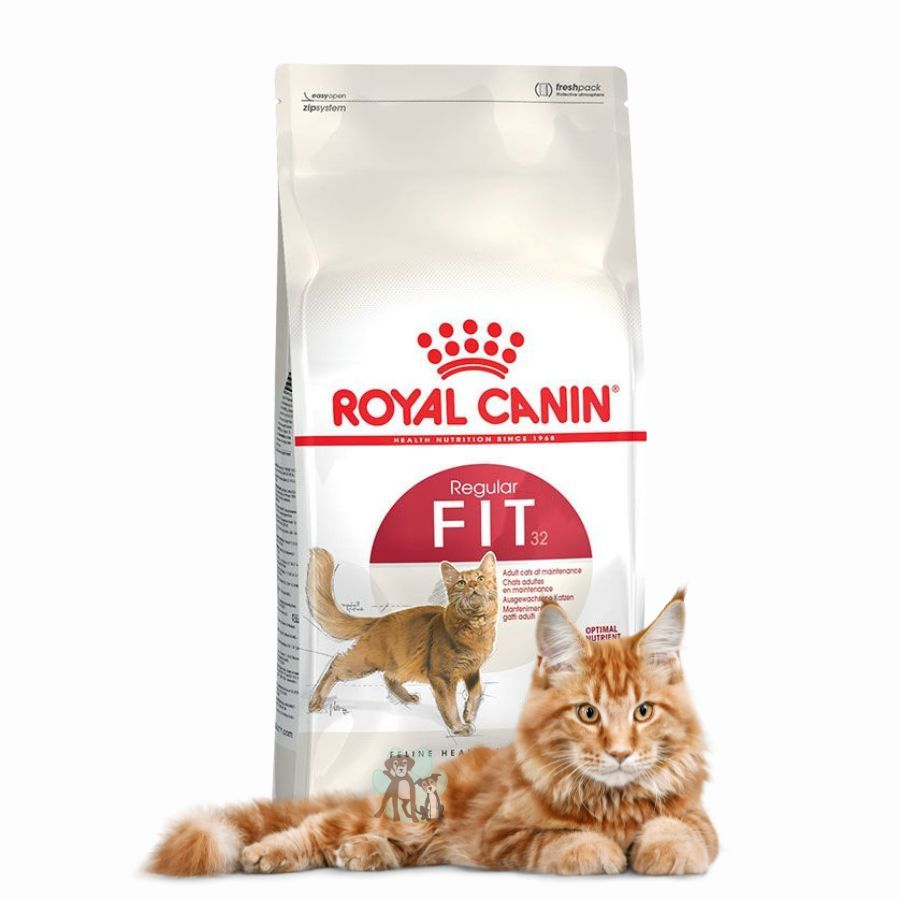 Royal Canin Fit 7.5 Kg: Alimento seco para gatos adultos con acceso al exterior y actividad moderada. Equilibra el peso, nutre completamente y reduce las bolas de pelo. Ideal para mantener la salud general.