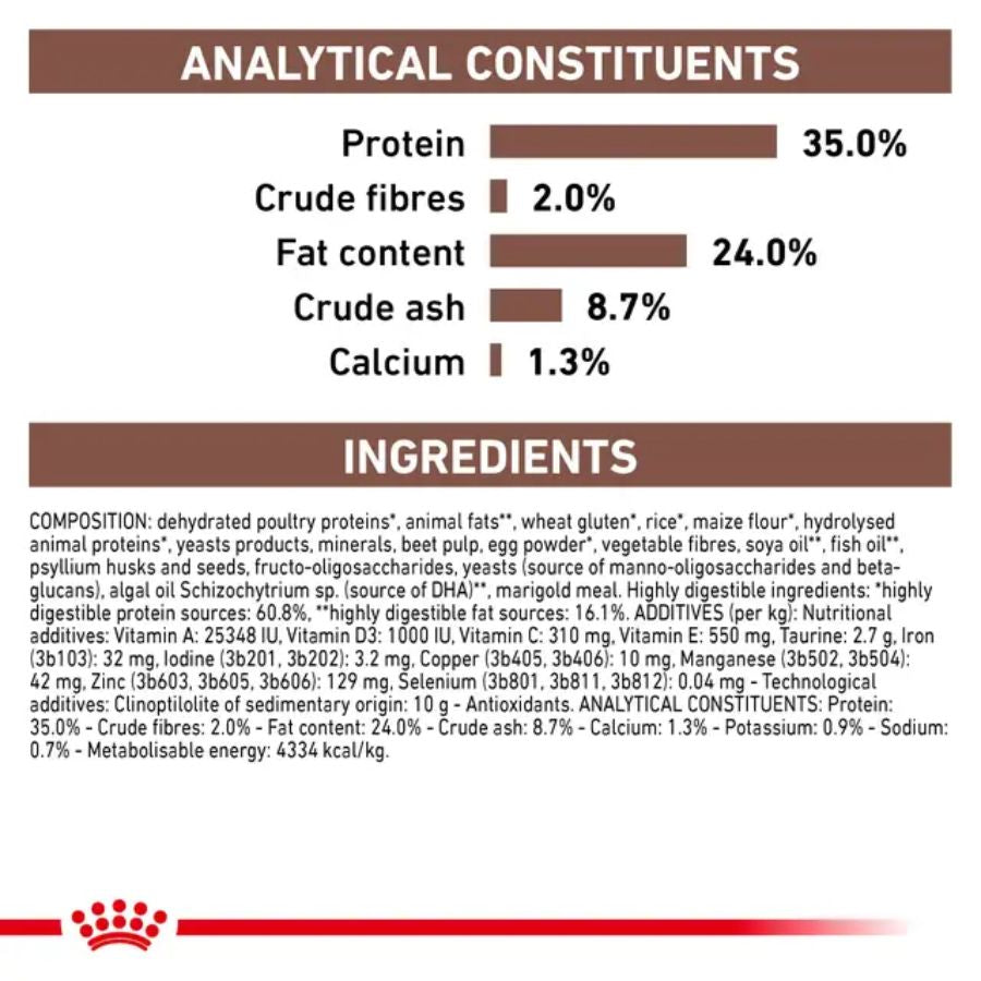 Royal Canin Gastrointestinal Kitten 2kg, ideal para gatitos con digestión sensible. Alta energía, prebióticos y fácil rehidratación para un crecimiento saludable. B-Pets