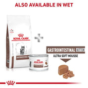 Royal Canin Gastrointestinal Kitten 2kg, ideal para gatitos con digestión sensible. Alta energía, prebióticos y fácil rehidratación para un crecimiento saludable. B-Pets