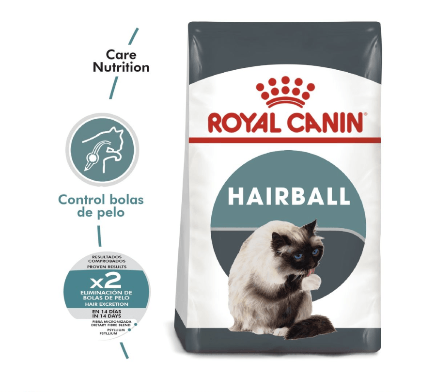 Royal Canin Hairball Care: Alimento para gatos adultos, reduce la formación de bolas de pelo y estimula el tránsito intestinal. Salud urinaria equilibrada. 🐱🍲