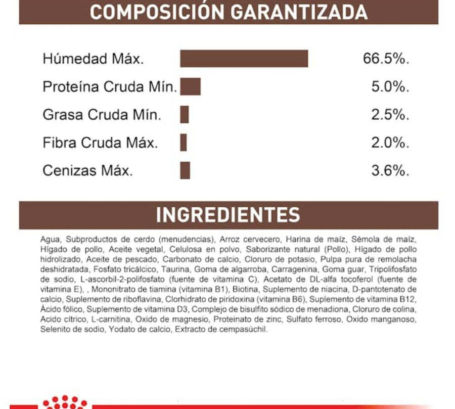 Royal Canin Hepatic Perro Lata 🐶, alimento terapéutico bajo en cobre y alto en energía, ideal para perros con problemas hepáticos.