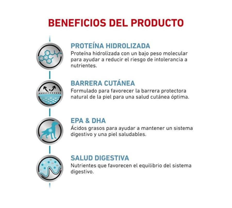 Royal Canin Hypoallergenic Perro 10Kg: Alimento dietético completo para perros con alergias alimentarias, con proteína hidrolizada y libre de gluten y lactosa, para una salud digestiva óptima. 🐾❤️