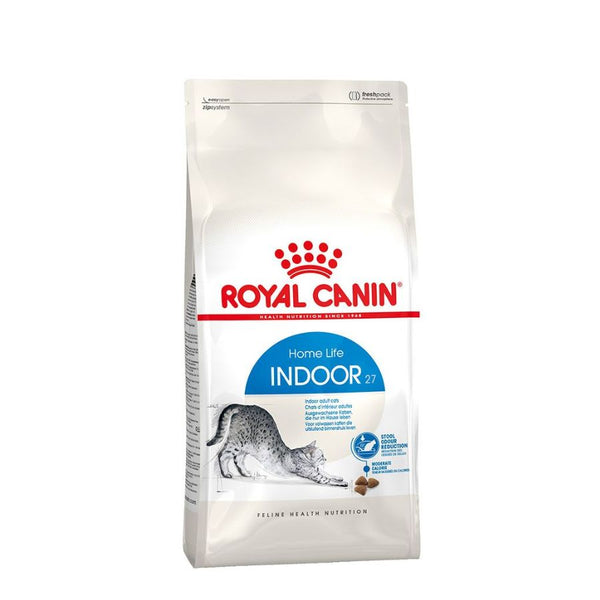 Royal Canin Indoor Feline: Alimento seco para gatos adultos de interior. Reduce olores y cantidad de heces, controla peso y bolas de pelo. Alta digestibilidad y nutrientes balanceados.