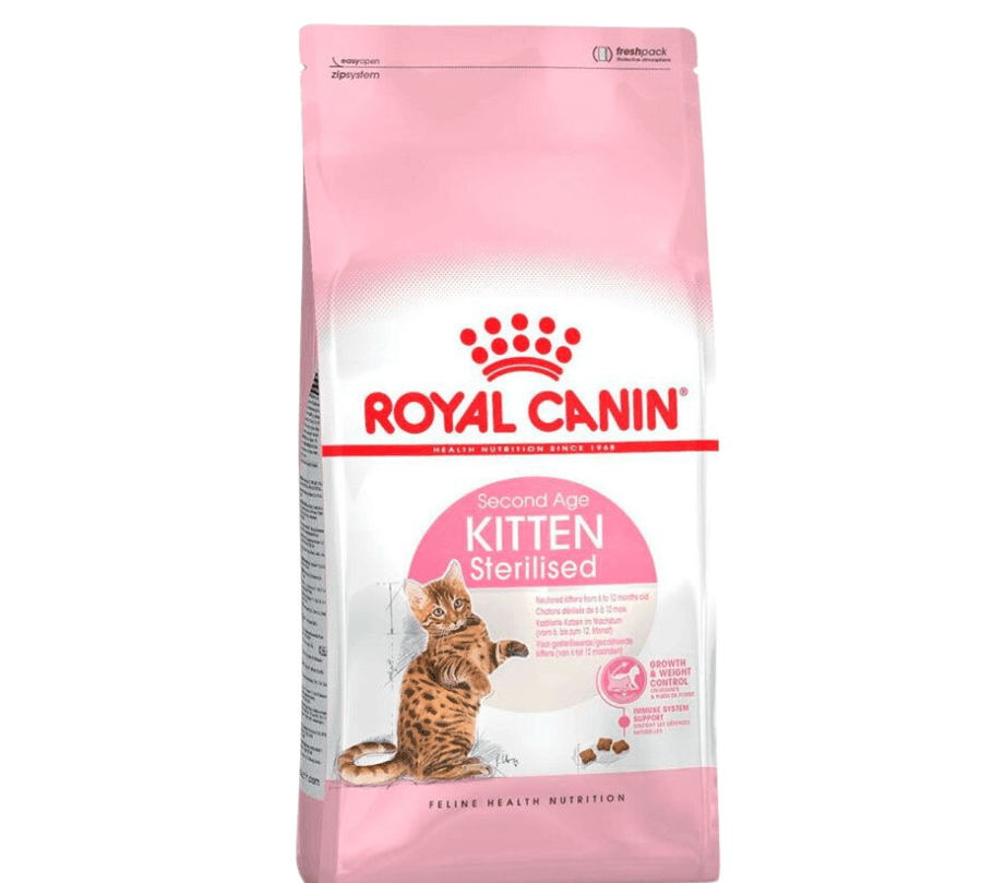 Royal Canin Kitten Sterilised 4kg: Alimento diseñado para gatitos esterilizados, equilibra las necesidades nutricionales con control de peso para un desarrollo saludable. 🐱🍲🐾