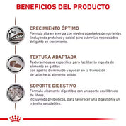 Royal Canin Gastrointestinal Kitten Lata 195g  alimento húmedo mousse altamente digestible para gatitos, ideal para sensibilidad digestiva y crecimiento saludable.