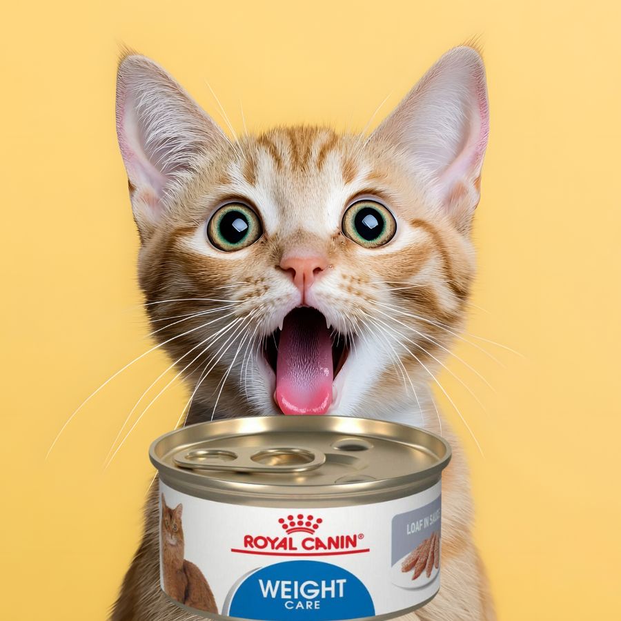 Royal Canin Pouch Weight Care Feline: Alimento húmedo para control de peso en gatos, con 15% menos calorías y L-Carnitina. Proteínas de alta calidad para masa muscular, salud urinaria.