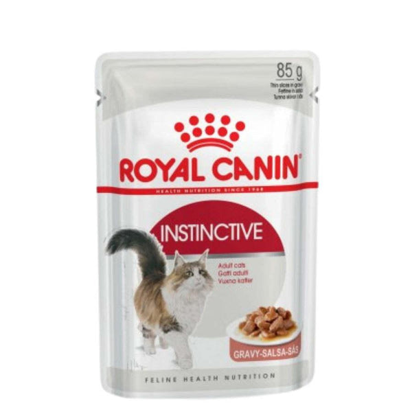 Royal Canin Pouch Gato Adulto Instinctive: Alimento húmedo para gatos adultos desde 12 meses. Soporte urinario, control de peso y alta palatabilidad.