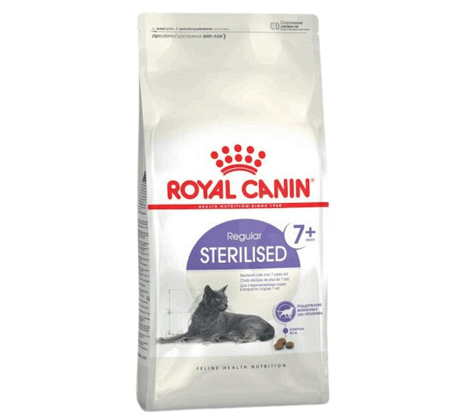 Royal Canin Sterilized 7+ 4kg: Alimento seco para gatos esterilizados mayores de 7 años. Combate el envejecimiento, controla el peso, y mantiene la salud renal y urinaria. 🐱🍲