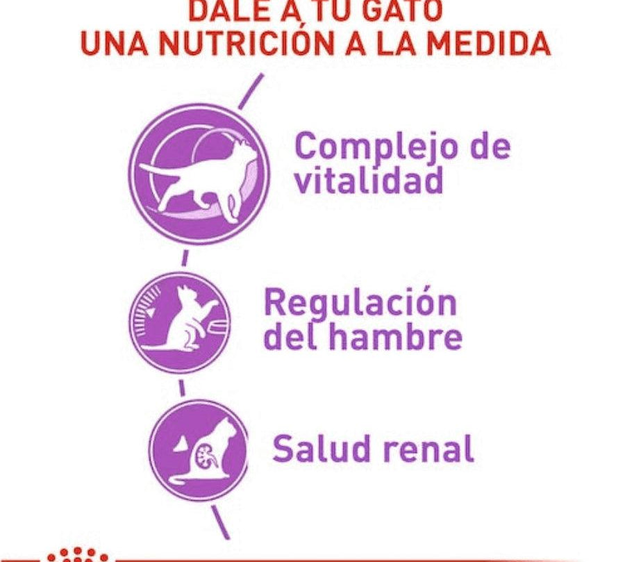 Royal Canin Sterilized 7+ 4kg: Alimento seco para gatos esterilizados mayores de 7 años. Combate el envejecimiento, controla el peso, y mantiene la salud renal y urinaria. 🐱🍲