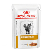 Royal Canin Urinary S/O Pouch, alimento húmedo para gatos con problemas urinarios. Disuelve cálculos de estruvita y reduce formación de cristales.