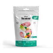Snack Funcional Inmunológico de Pato Dibaq Sense, con pato fresco y antioxidantes naturales para fortalecer el sistema inmunológico de tu perro.