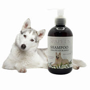 SpaPets Shampoo para Perros con Pelaje Blanco ilumina, limpia y elimina tonos amarillentos. Ideal para pelajes blancos o claros. Fragancia suave de lavanda.