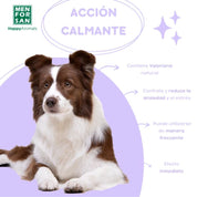 Spray Calmante para Perros Men For San 60ml con valeriana natural, ideal para reducir ansiedad, estrés y mejorar la conducta de forma inmediata.