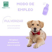 Spray Calmante para Perros Men For San 60ml con valeriana natural, ideal para reducir ansiedad, estrés y mejorar la conducta de forma inmediata.