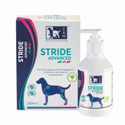Stride Advanced Perro 200 ml TRM, suplemento vegano con Glucosamina, Omega 3 y Condroitina, ideal para cuidar las articulaciones de tu perro.