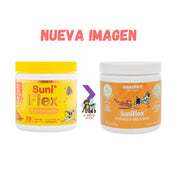Sunipet Suniflex 105 GR en gomitas con glucosamina y condroitina, ideal para la salud articular de perros y gatos. Fácil de administrar y delicioso.