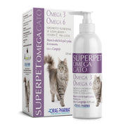Superpet Omega Gato 125 ml mejora piel, pelaje y defensas con Omega 3, 6 y vitamina E. Sabor cangrejo, ideal para gatos de todas las edades. B-Pets