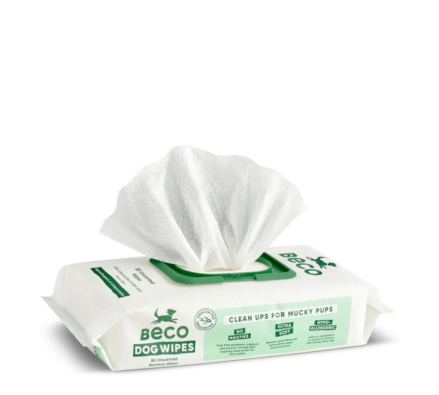 Toallitas Húmedas Beco Sin Olor 🌿, biodegradables y suaves, ideales para una limpieza fresca y sin irritaciones. Formato económico de 80 unidades.