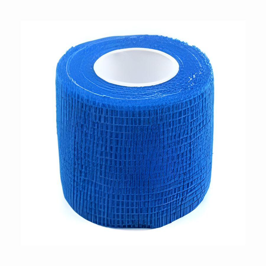 Venda Cohesiva Coban 5cm autoadhesiva y elástica, ideal para mascotas, resistente al agua, fácil de usar y retirar, sin adherirse al pelo.