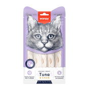 Wanpy Creamy Treat Atún y Cangrejo es un snack cremoso para gatos, rico en proteínas, hidratante y sin granos, ideal como premio o complemento.