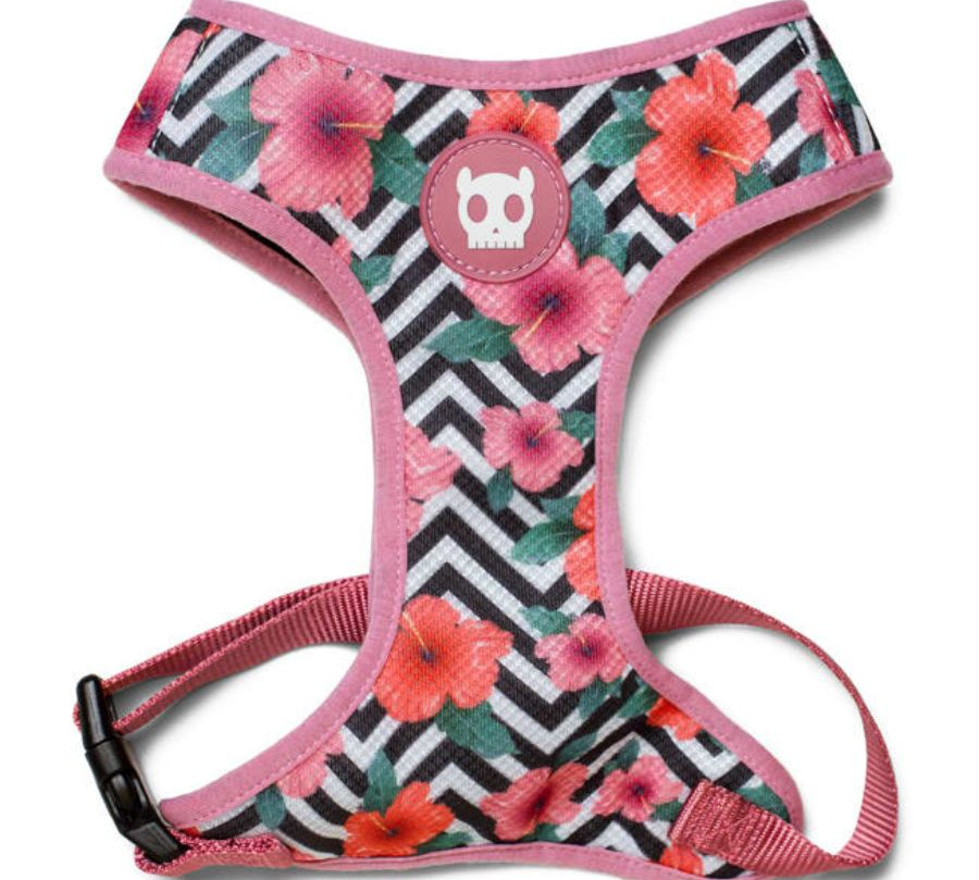 ZeeDog Mahalo Adjustable Air Mesh Harness: Arnés cómodo y seguro para perros. 🐕 Material transpirable, ajuste personalizado y hebilla de 4 puntos.