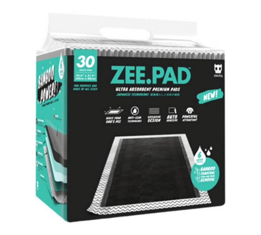 ZeePad Sabanillas para Perros: 30 unidades ultra absorbentes con carbón activo de bambú. 🐶 Ideal para entrenamiento y manejo higiénico. Neutraliza olores.
