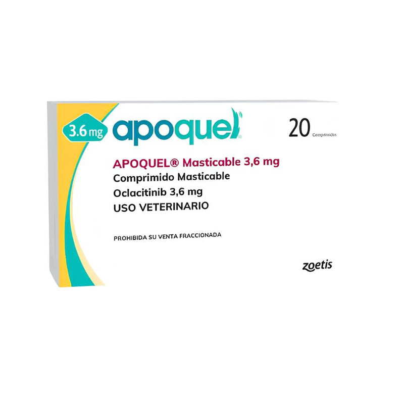 Apoquel Masticable 3,6mg 20 comprimidos