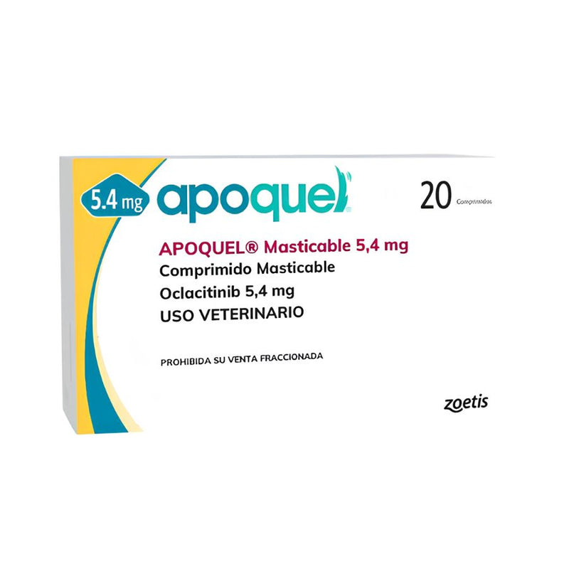 Apoquel Masticable 5,4mg 20 comprimidos