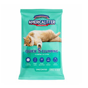 America Litter Quick Clumping 2 Kg, arena para gatos con aglutinación rápida y sin aroma, ideal para una limpieza fácil y duradera.