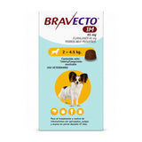 Bravecto Perro 1 Mes 2 a 4.5 kg (45mg)