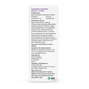 Reverso de la caja de Bravecto Perro 2 a 4,5 kg (112,5 mg) con composición, indicaciones y Reg. SAG 2284