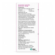 Reverso de Bravecto Perro 40-56 kg: composición con fluralaner 1400 mg, indicaciones y Reg. SAG N° 2287
