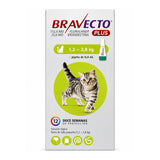 Bravecto Plus Gato 1,2 a 2,8 kg