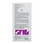 Reverso de Bravecto Plus Gato 6,25-12,5 kg: composición con fluralaner 500 mg y moxidectina 25 mg, Reg. SAG N° 2593-B
