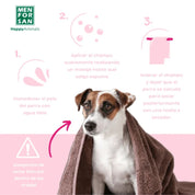 Acondicionador para Perros Men for San 300ml champú con crema acondicionadora, hidratación profunda, brillo y fácil desenredo.