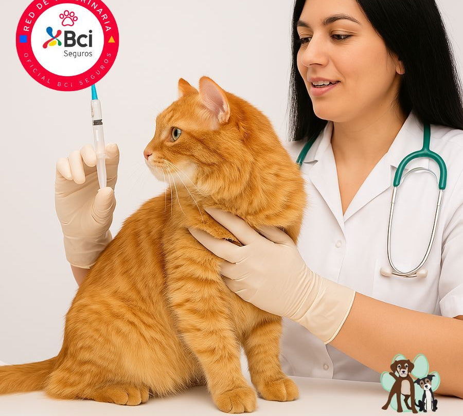 Vacuna Triple Felina para gatos, previene Herpes virus, Calicivirus y Panleucopenia. Incluye consulta veterinaria. ¡Agenda hoy!