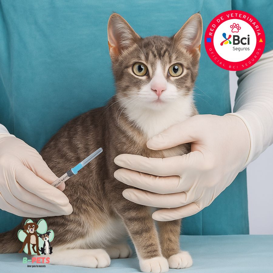 Vacuna contra Leucemia Felina para gatos, previene tumores y enfermedades. Incluye consulta veterinaria y seguimiento personalizado. ¡Agenda tu cita hoy!
