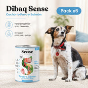 Pack 6x Dibaq Sense Alimento Húmedo Cachorro: Nutrición hipoalergénica para cachorros. 