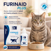 Furinaid Plus para gatos: apoya la barrera de la vejiga y contribuye a la calma, sabor a carne asada