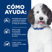 Hills C/D Perro Cuidado Urinario 1,5 kg ayuda a cuidar la salud urinaria, reducir cristales y apoyar una vejiga saludable.