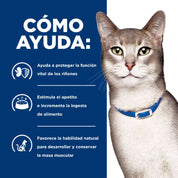Hills K/D Gato Kidney Care 3,8 kg alimento renal con fósforo y sodio controlados, proteínas de calidad y omega-3.
