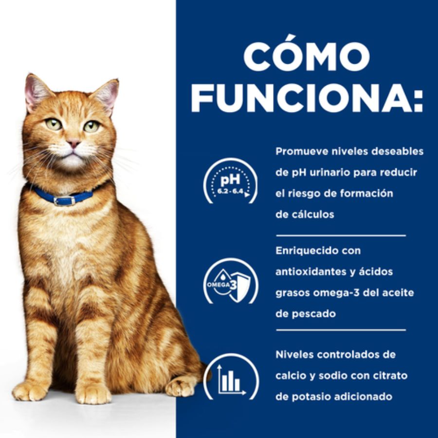 Hills Lata c/d Urinary Care 156GR para Gatos, alimento húmedo clínico con pollo que apoya la salud urinaria y reduce el riesgo de cálculos.