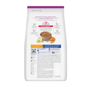 Reverso de la bolsa de Science Diet Light Small & Mini con los paneles informativos impresos por Hill's