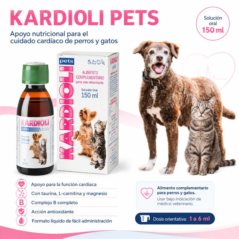 l carnitina perros Kardioli Pets 150 ml apoyo cardíaco y gatos Potent Antixodiant What Happens to Your Color:6CF Dark Blonde Mocha