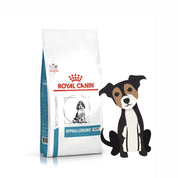 Royal Canin Hypoallergenic Perro Cachorro 3,5Kg, alimento hipoalergénico para cachorros. Favorece el crecimiento y salud cutánea.