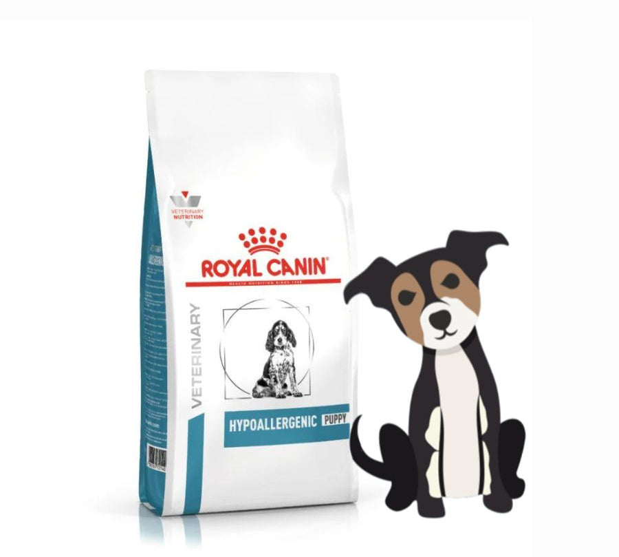 Royal Canin Hypoallergenic Perro Cachorro 3,5Kg, alimento hipoalergénico para cachorros. Favorece el crecimiento y salud cutánea.