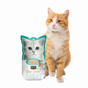 Pack 10x Kit Cat Purr Puree Atún y Fibra: Snack cremoso para control de bolas de pelo en gatos. Rico en fibra y Omega 3, natural y sin cereales. Ideal desde los 2 meses.
