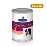 Pack 12x Hills Lata i/d Digestive Care 370GR para Perros